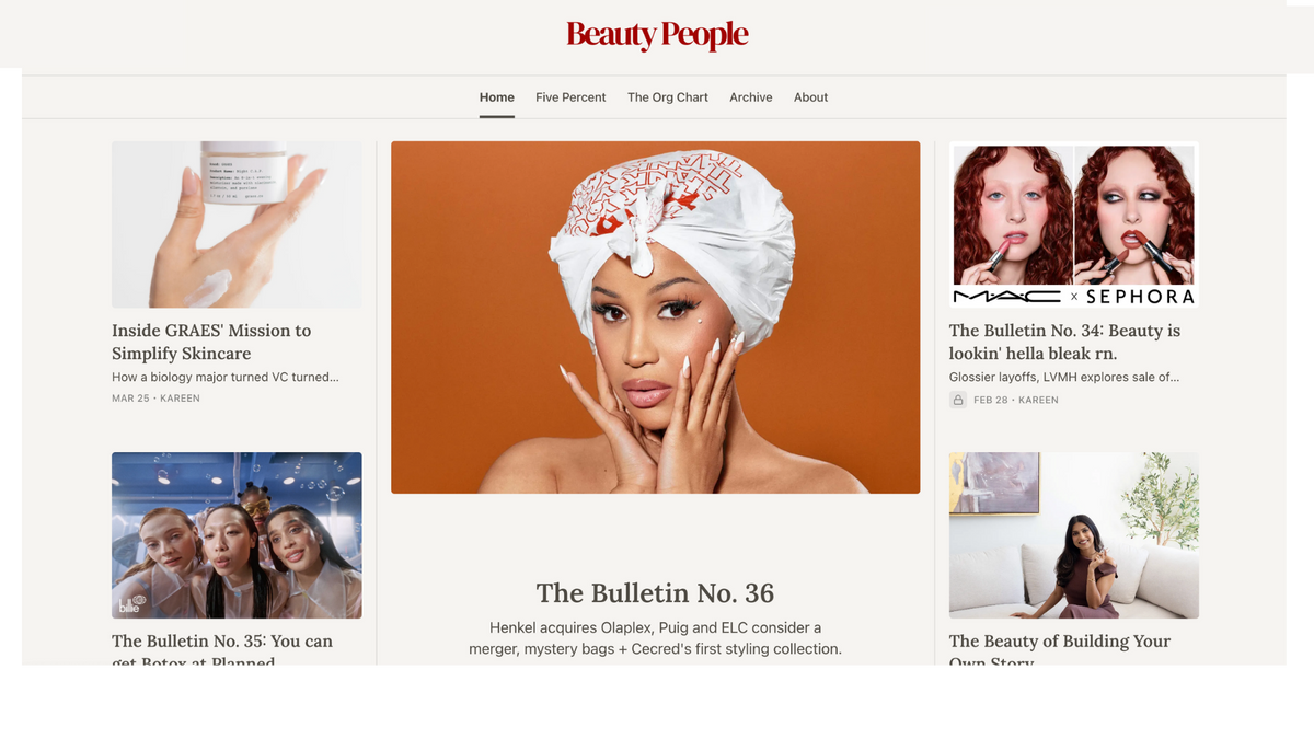 As Seen In: Beauty People